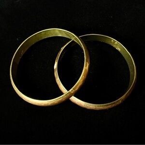 Hammered Copper Bangles